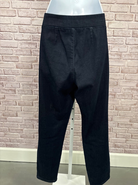 Dana Buchman Ankle Jeans, Dark denim, Large, Used - Good