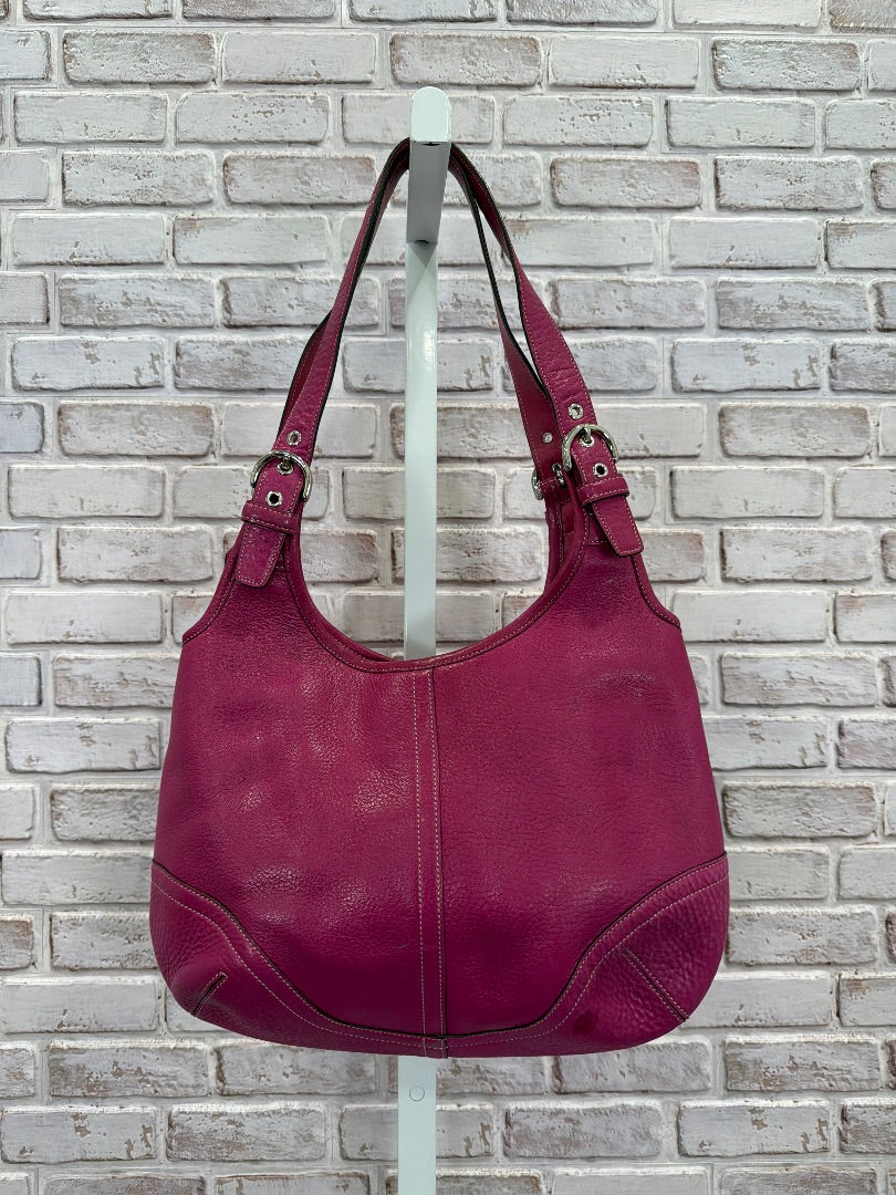 Coach Handbag, Magenta, One Size, Used - Good
