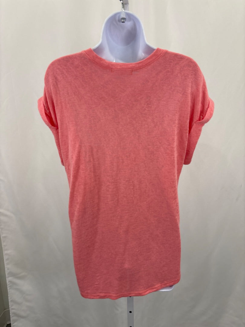 Wasabi & mint Tee shirt, Coral, Medium, Used - Good