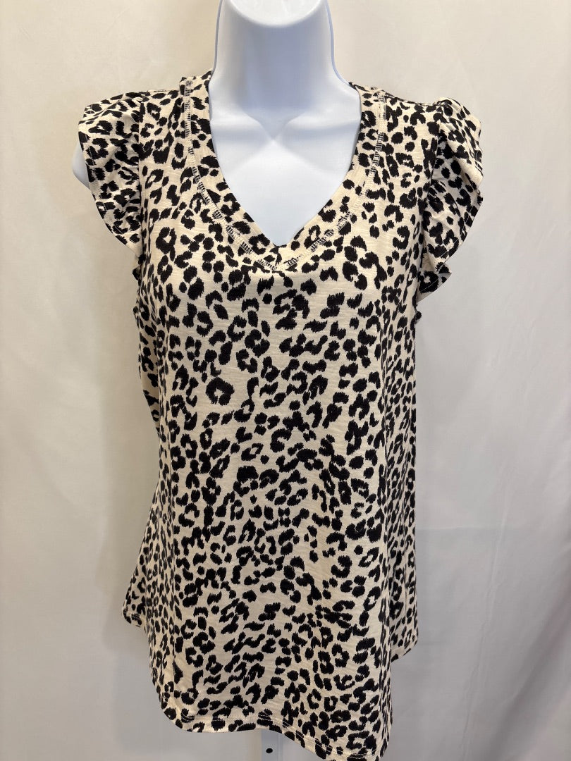 Maurices Tee shirt, Leopard, Small