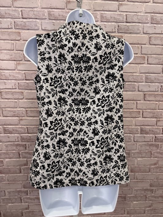 Talbots Shirt, Black/white, XS, Used - Good