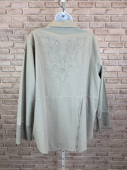 Soft Surroundings Tops, Grey, 1X, Used - Excellent
