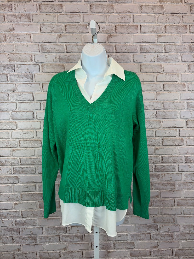 Hilary Radley Shirt, Green, Medium, Used - Good