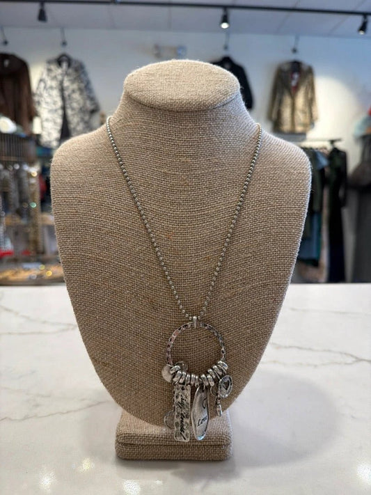 Various Jewelry - Necklace – Various Charm Necklace, Silver, One Size, Used - Excellent