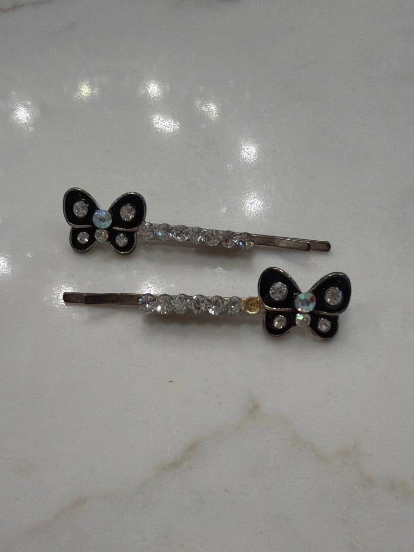 Various Jewelry - Other – Various Hair pin set, Black/silver, One Size, Used - Fair