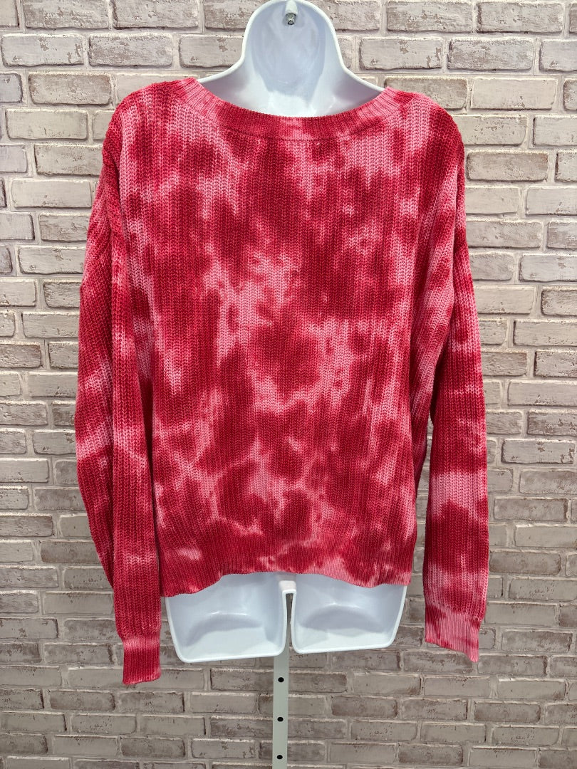 Hiatus Sweater, Pink tie dye, Large, Used - Good