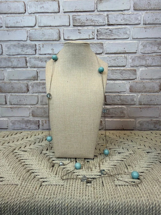 Various Necklace – Silver/Turquoise, Size One Size – Excellent Condition