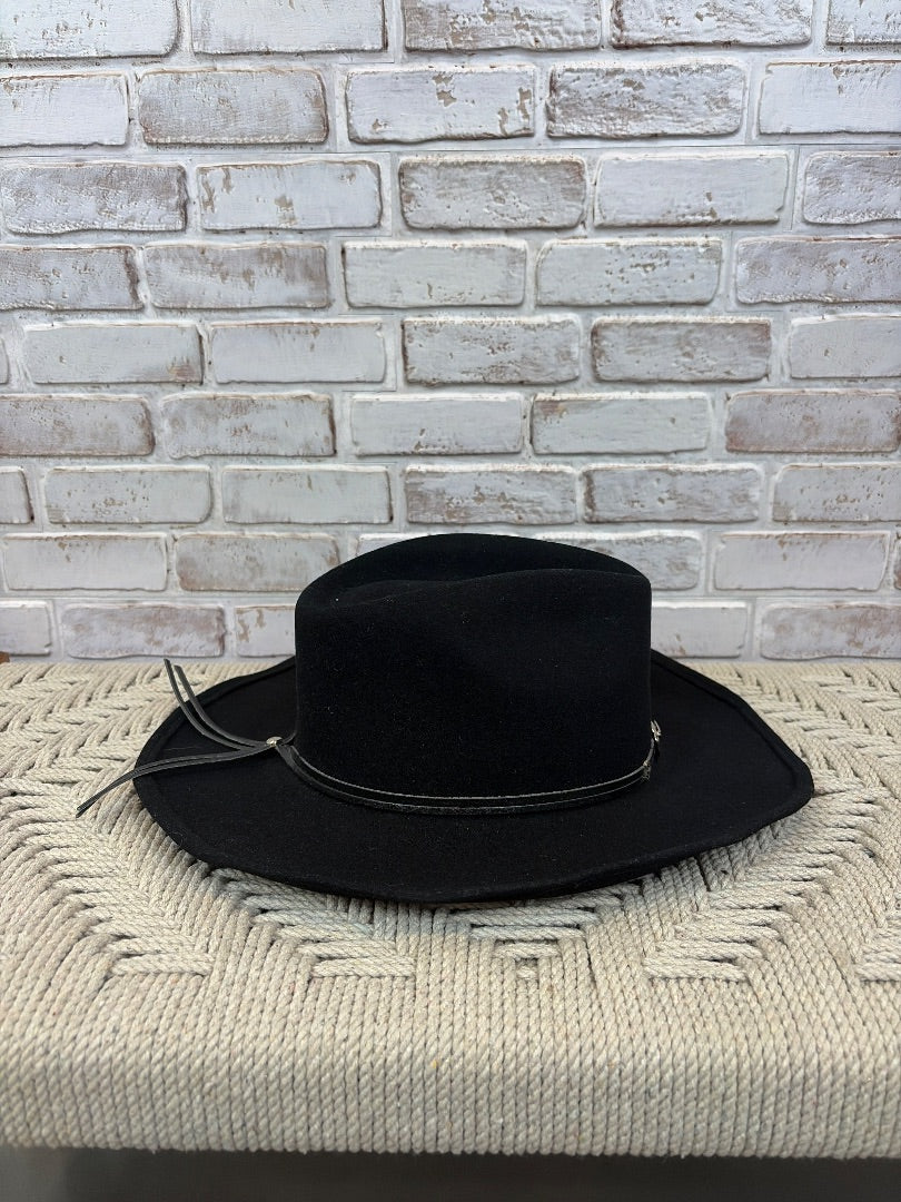 Stetson Cowgirl hat, Black, Medium, Used - Good