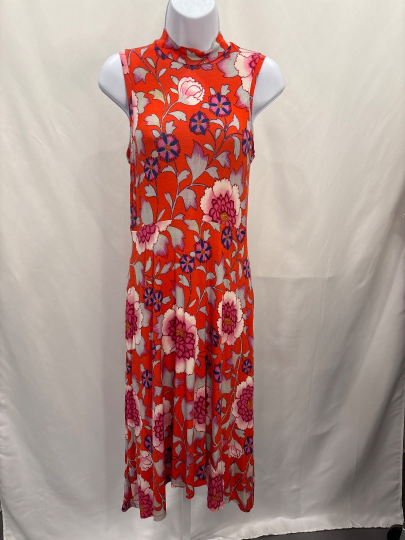 Maeve Dress, Orange floral multi, XS