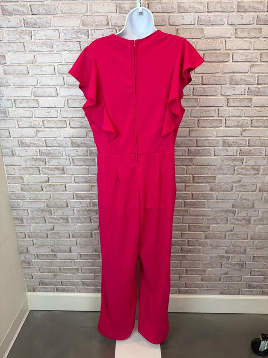 Bebe Jumpsuit – Hot Pink, Size XL – Excellent Condition