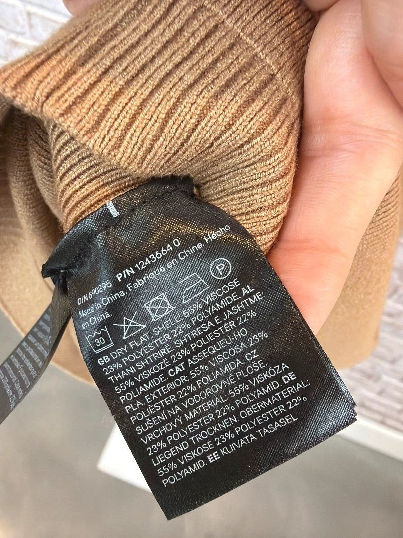 H&M Dress – H&M Dress, Beige, Large, New With Tags