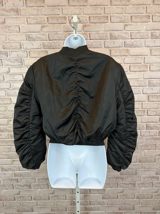 Velvet Heart Bomber jacket, Black, XS, New With Tags