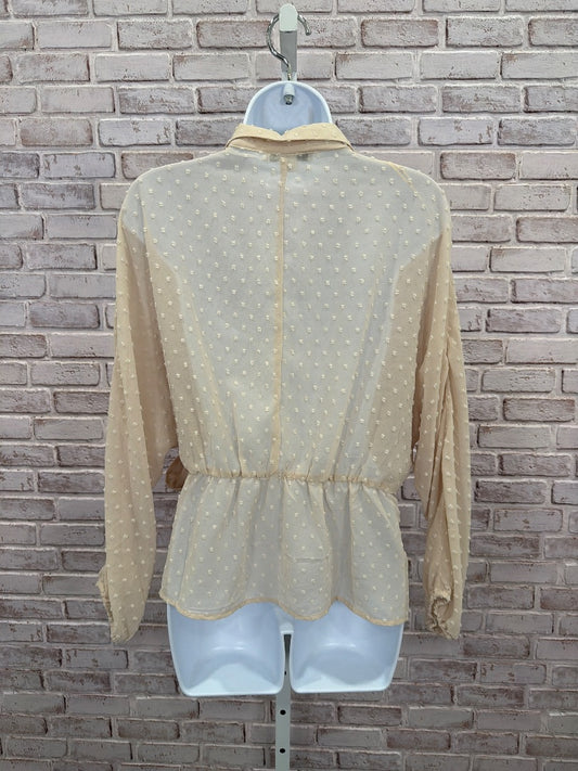 Favlux Shirt, Nude, Medium, Used - Good