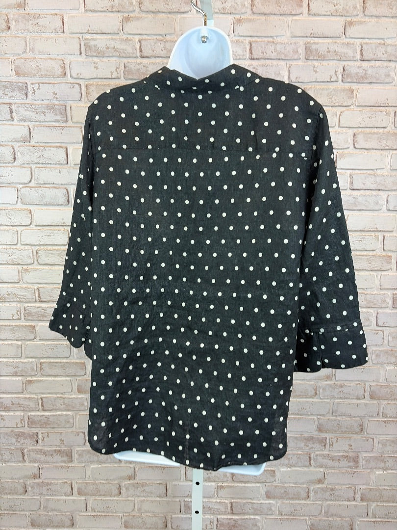 Chicos Shirt, Blue, Large/2, Used - Excellent