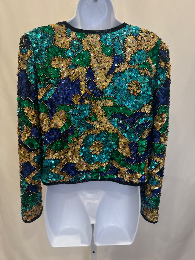 Laurence Kagan Jacket, Multi sequin, Small
