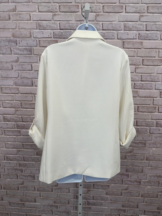 Velvet Heart Blazer, White, Medium, Used - Good