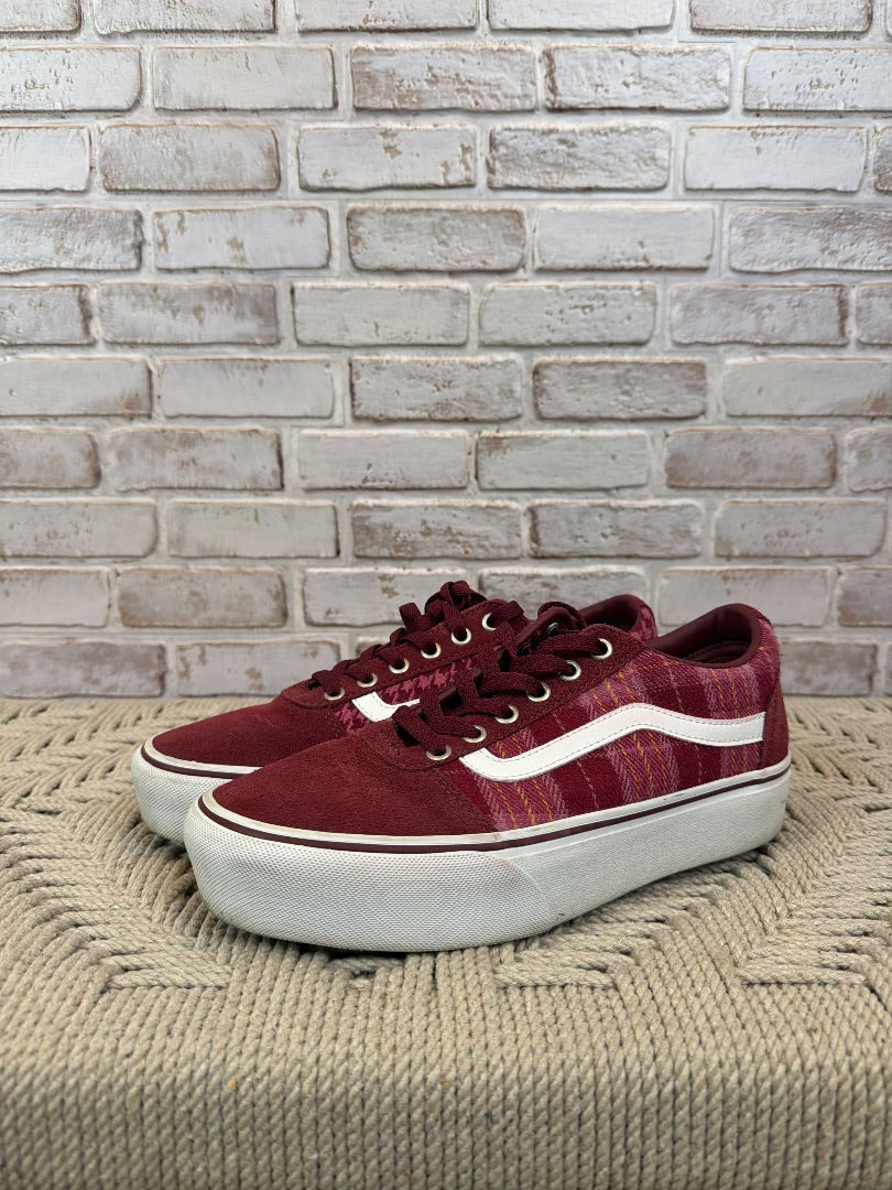 Vans Sneakers, Maroon, 9, Used - Good