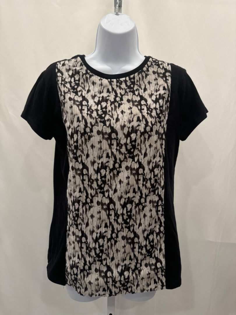 Vera Wang Shirt, Black/white, Small