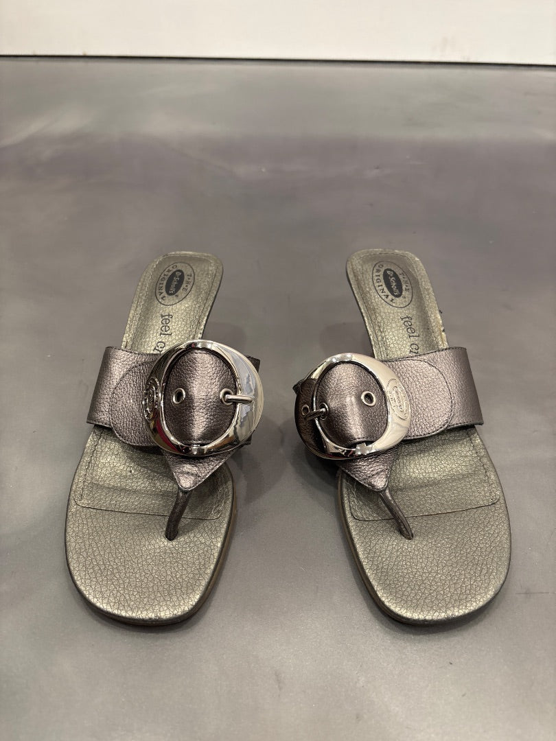 Dr scholl’s Heels, Silver, 9.5, Used - Good
