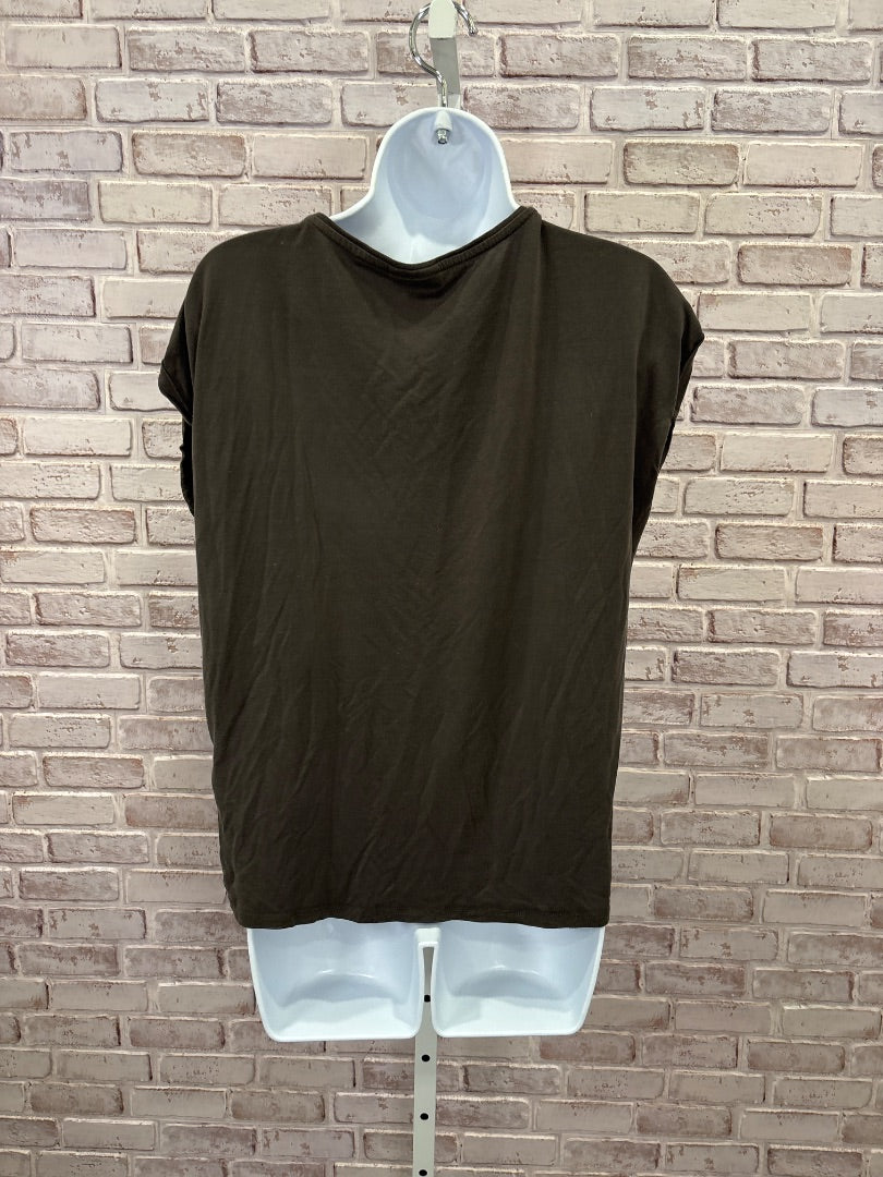 Aware Tee shirt, Brown/green, Small, Used - Good