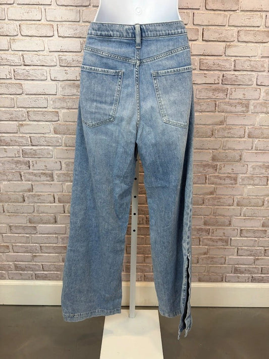Banana Republic Denim Wide Leg Jeans – Blue, Size 27 – Excellent Condition