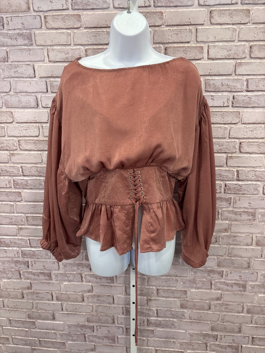 The Clothing Co Shirt, Rust, Medium, Used - Good