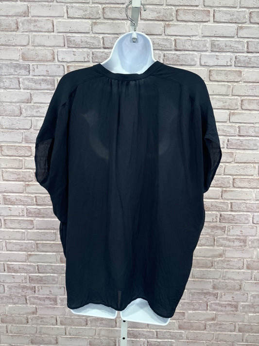 Vince Silk Shirt, Navy, Large, Used - Good