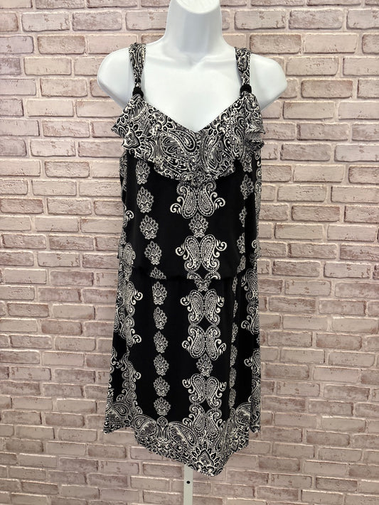 White House Black Market Dress, White/black, Small, Used - Good