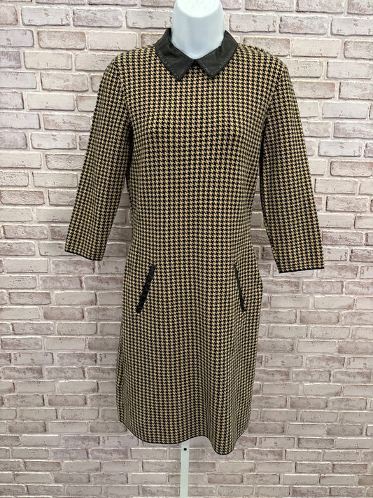 Ralph Lauren Dress, Black/beige houndstooth, Medium, Used - Good