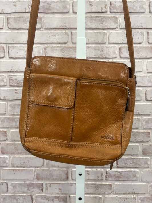 Fossil Crossbody, Tan, One Size, Used - Good