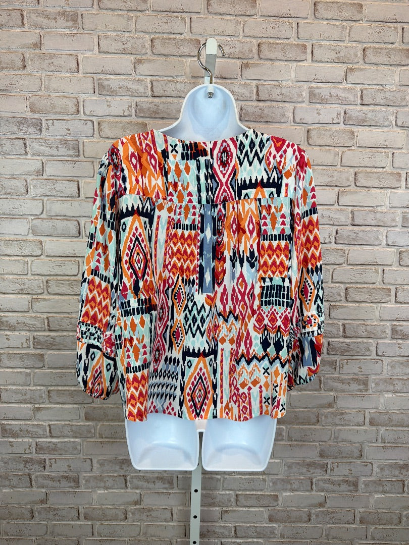 Tribal Shirt, Multi, Medium, Used - Good