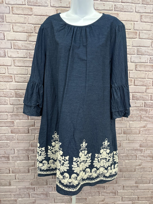 Beige by eci Dress, XL, Used - Good