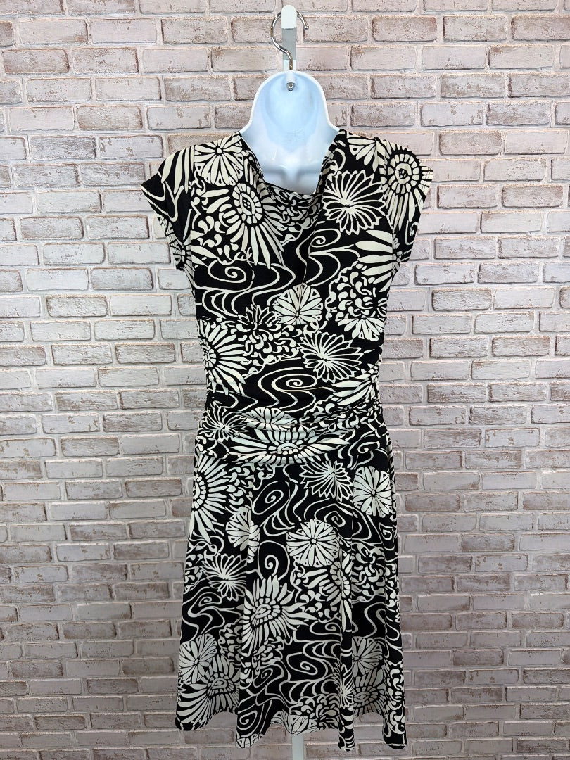 dressbarn Dress, Black/white, 8, Used - Good