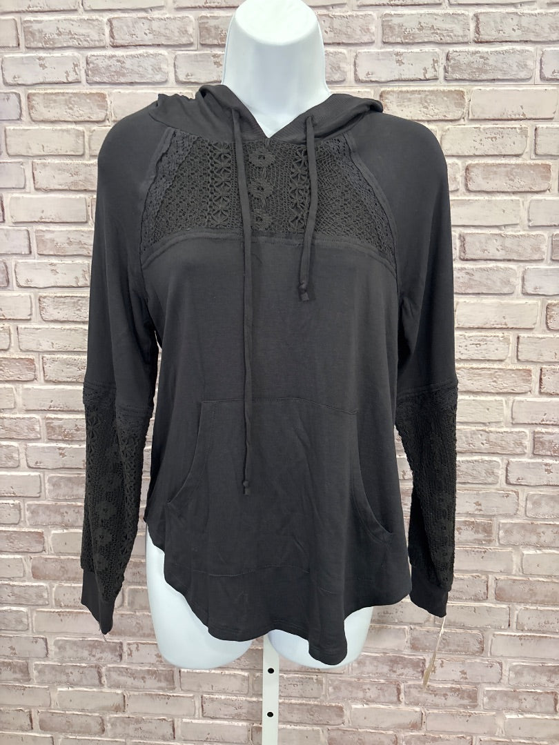 Rewind Sweatshirt, Black/charcoal, Small, New With Tags