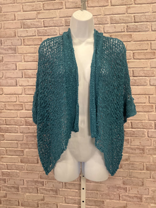 Lost River clothing Shrug, Teal, One Size, Used - Good