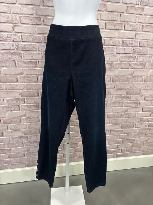 Dana Buchman Ankle Jeans, Dark denim, Large, Used - Good