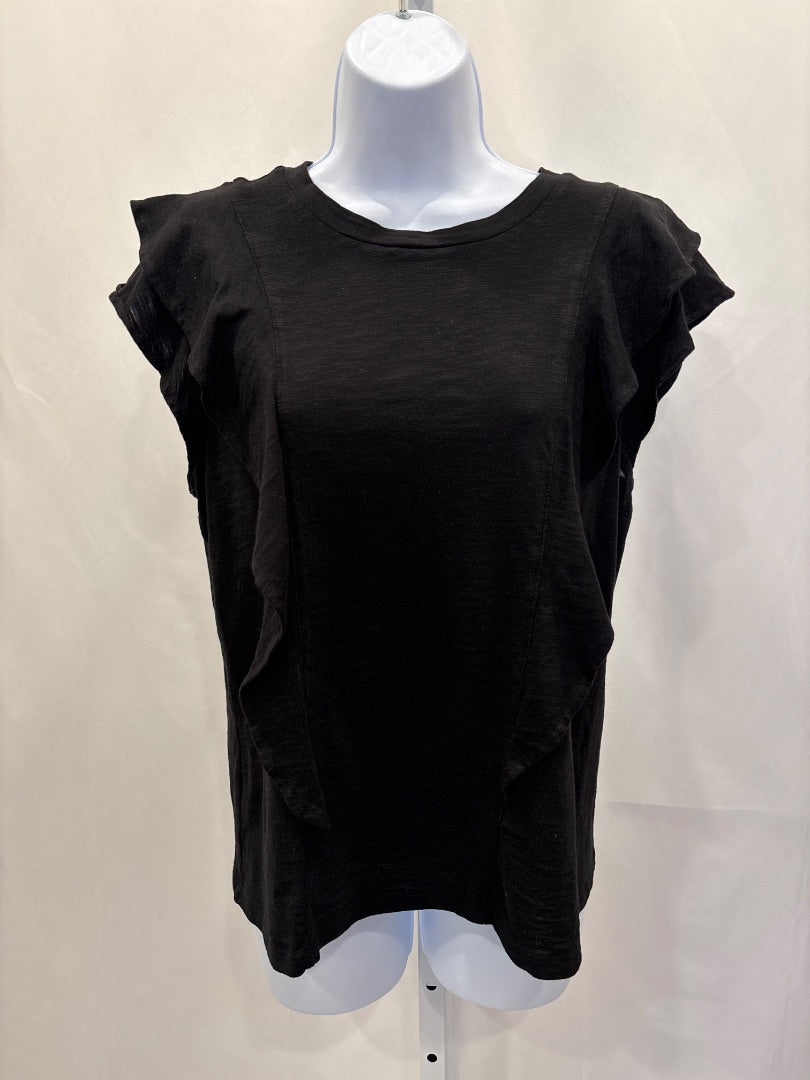 White House Black Market Tee shirt, Black, Medium