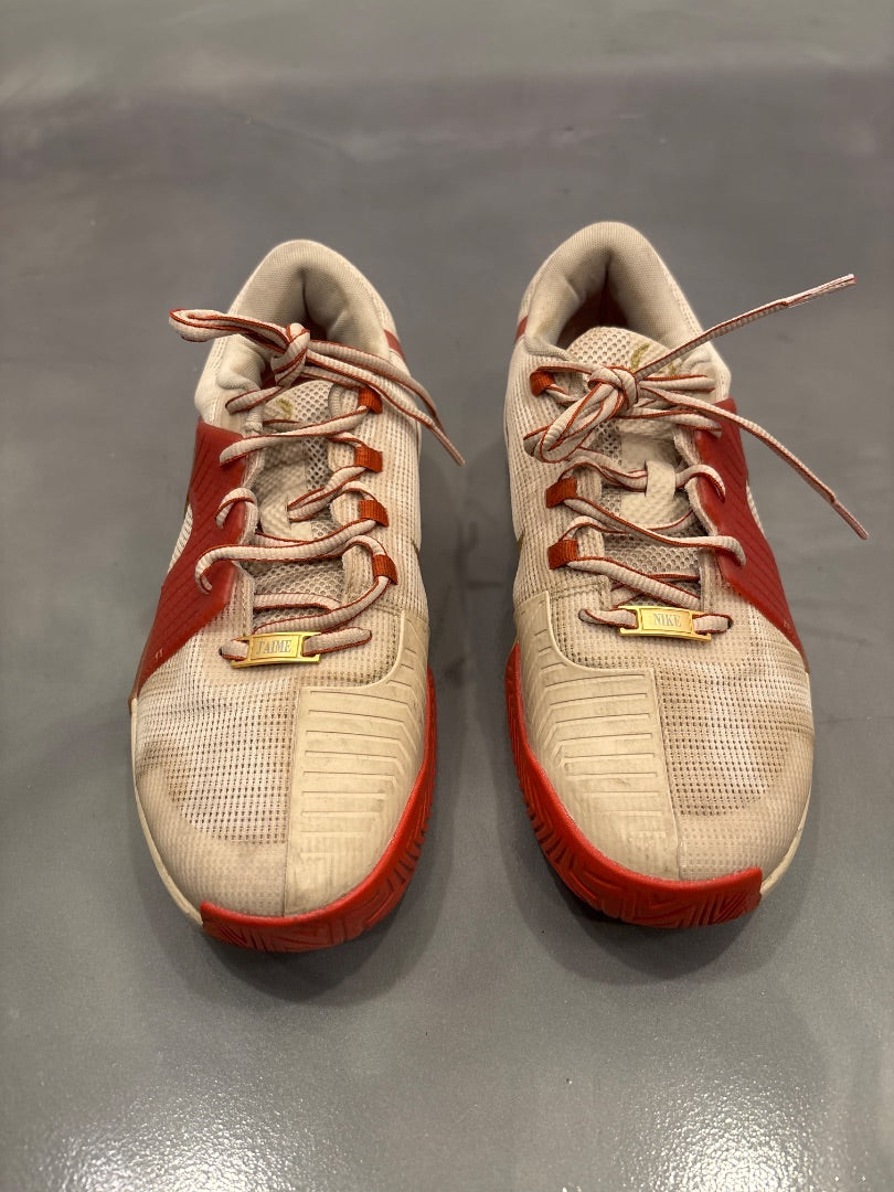 Nike Court Tennis Shoes, Tan/orange, 10, Used - Good