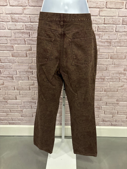 Ralph Lauren Pants, Brown paisley, 10, Used - Good