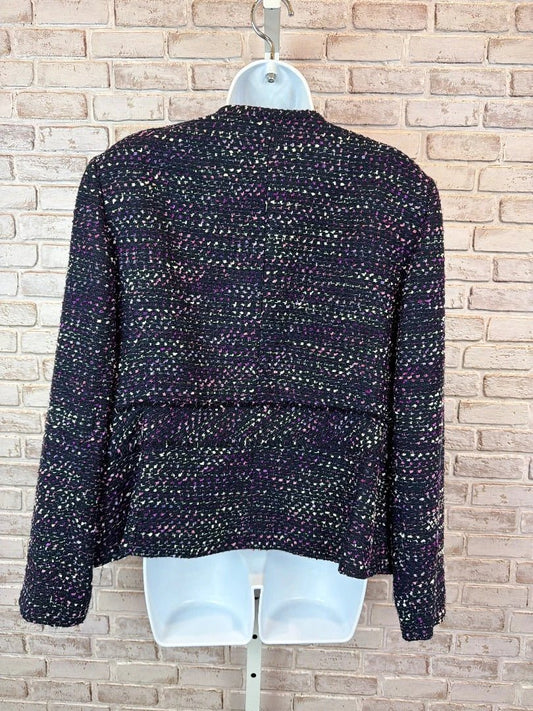 Albert Nipon Outerwear - Blazer – Albert Nipon Blazer, Purple multi, 14, Used - Excellent