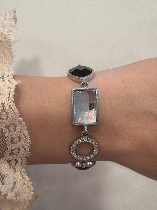 Lia Sophia Bracelet, Silver, One Size, Used - Good