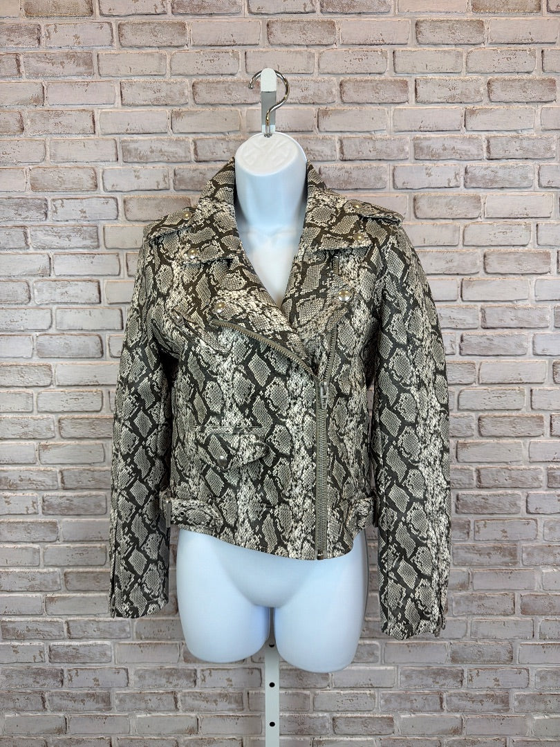 Blank NYC Jacket, Snakeskin, XS, Used - Good