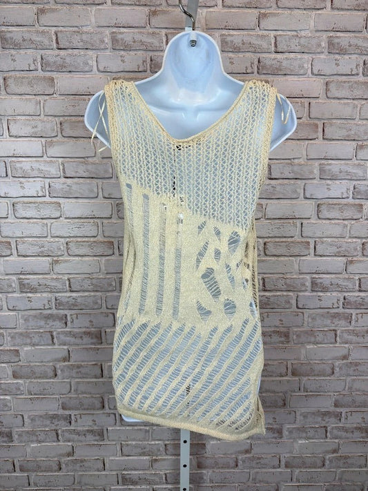 Zara Top - Tank – Zara Crochet Tank top, Cream, Small, New With Tags