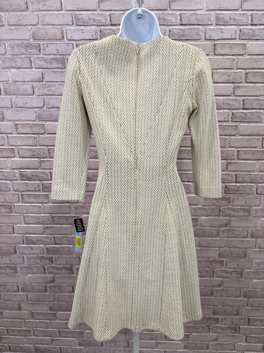 Antonio Melani Dress, Cream/black, 0, New With Tags