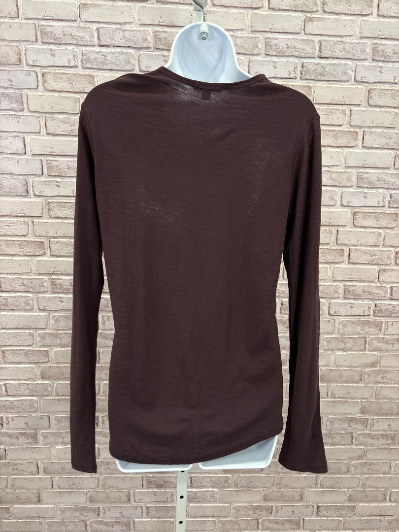 James perse Shirt, Maroon, 2, Used - Good