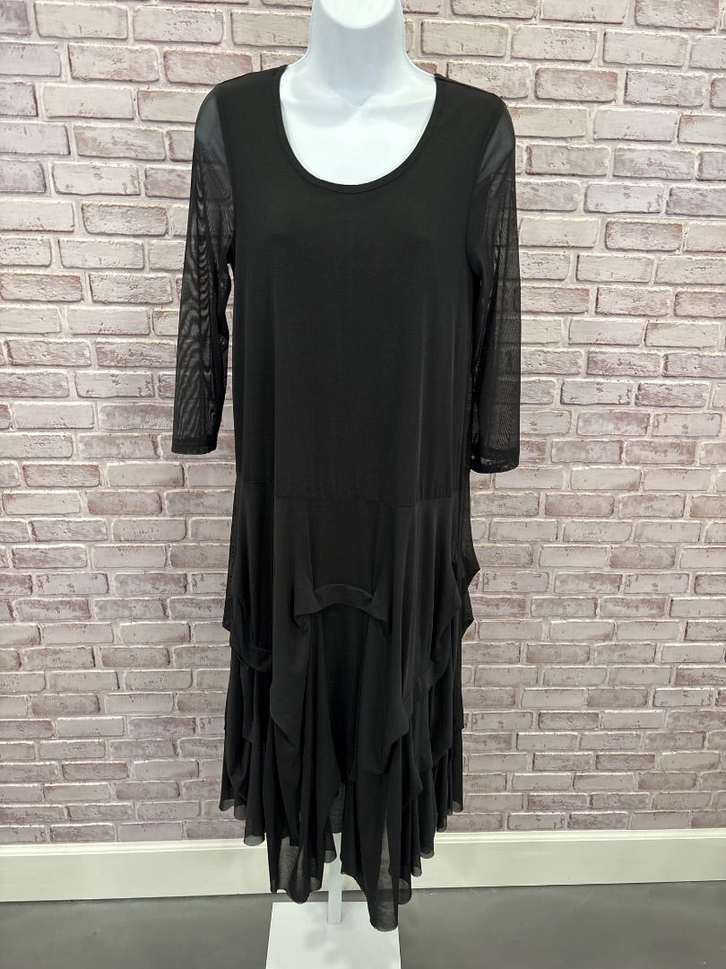 Kozan Dress, Black, Small, New With Tags