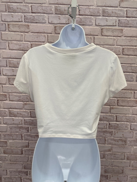 Kittenish Tee shirt, White/pink, Large, Used - Good