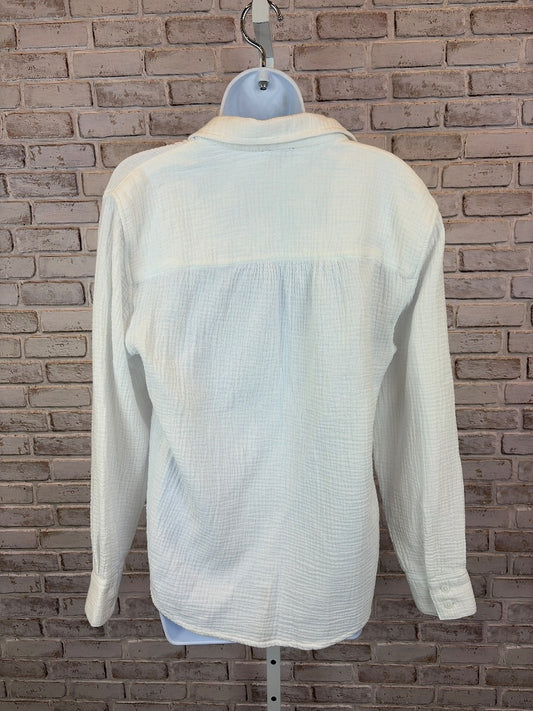 Splendid Shirt, White, Small, Used - Good