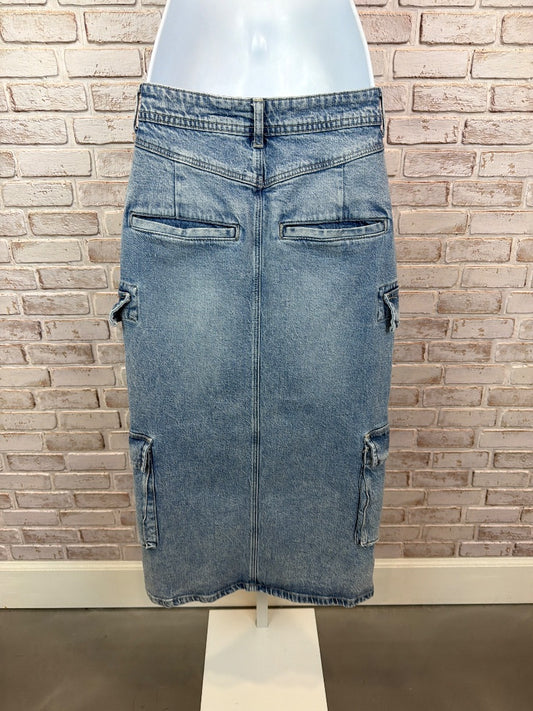 Pilcro Skirt, Denim, 2, Used - Excellent