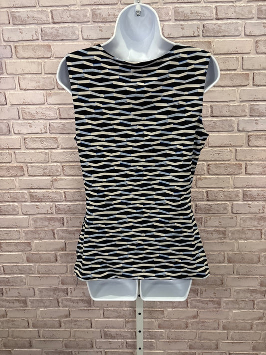 White House Black Market Tank, Black/white/blue, Medium, Used - Good